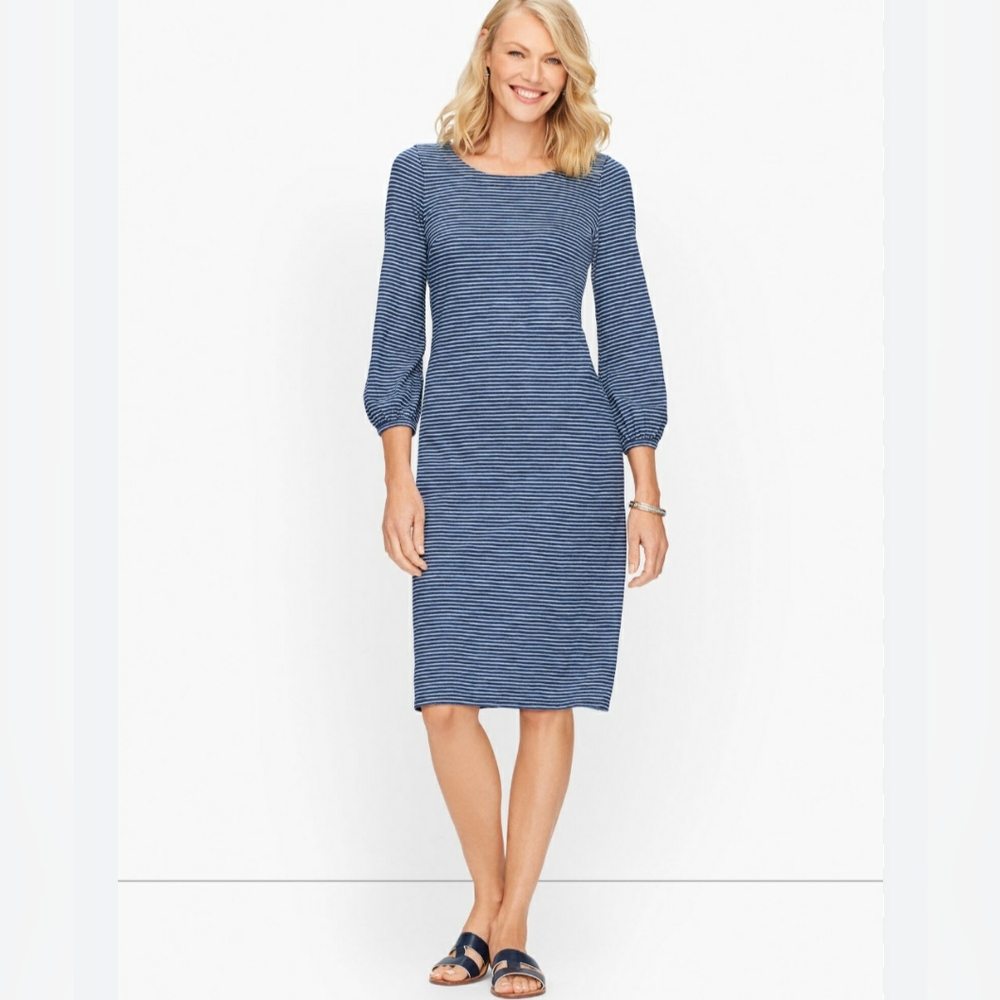 Talbots Casual Cotton Dress Size Petite Small